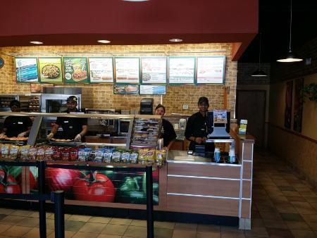 Photo of new Subway team on Rosedale.